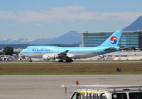 HL7473 @ CYVR - Korean Air. 747-4B5. HL7473 cn 28335 1098. Vancouver - International (YVR CYVR). Image © Brian McBride. 30 June 2013 - by Brian McBride