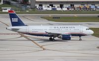 N770UW @ FLL - US Airways A319 - by Florida Metal