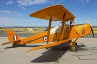 VH-CKF @ YPJT - VH-CKF (A17-421), 1941 De Havilland Australia DH-82A Tiger Moth, c/n: DHA596 at Perth Jandakot - by Terry Fletcher