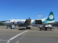 ZK-CIB @ NZWN - Air Chathams. Convair 580. ZK-CIB cn 327A. Wellington - International (WLG NZWN). Image © Brian McBride. 10 March 2014 - by Brian McBride