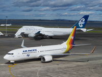 DQ-FJM @ NZAA - Air Pacific. 737-86J. DQ-FJM cn 37754 3306. ZK-SUH behind her. Auckland - International (AKL NZAA).Image © Brian McBride. 03 August 2013 - by Brian McBride