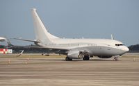 N834BA @ PBI - Boeing BBJ - by Florida Metal