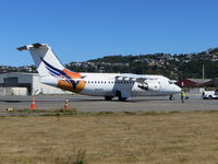 ZK-ECO @ NZWN - Vincent Aviation. British Aerospace BAe-146-200. ZK-ECO cn E2130. Wellington - International (WLG NZWN). Image © Brian McBride. 10 March 2014 - by Brian McBride