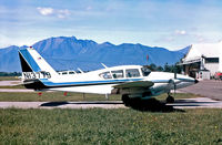 N13779 @ LSZL - Piper PA-23-250 Aztec D [27-4431] Locarno~HB 27/09/1984. Taken from a slide. - by Ray Barber