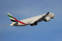 A6-EFD @ YSSY - Emirates SkyCargo. 777-F1H. A6-EFD cn 35606 766. Sydney - Kingsford Smith International (Mascot) (SYD YSSY). Image © Brian McBride. 03 August 2013 - by Brian McBride