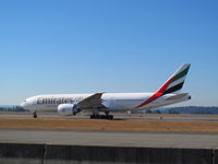 A6-EWJ @ KSEA - Emirates. 777-21HLR. A6-EWJ cn 35590 775. Seattle Tacoma - International (SEA KSEA). Image © Brian McBride. 07 October 2012 - by Brian McBride