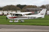 G-ETAT @ EGBR - Cessna 172S Skyhawk at The Real Aeroplane Club's Early Bird Fly-In, Breighton Airfield, April 2014. - by Malcolm Clarke