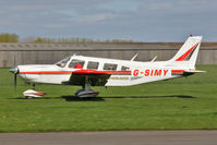 G-SIMY @ EGBR - Piper PA-32-300 Cherokee Six at The Real Aeroplane Club's Early Bird Fly-In, Breighton Airfield, April 2014. - by Malcolm Clarke