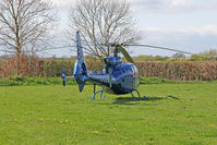 G-LEDR @ EGBR - Westland SA-341C Gazelle HT2 at The Real Aeroplane Club's Early Bird Fly-In, Breighton Airfield, April 2014. - by Malcolm Clarke