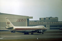 N93102 @ LHR - Trans-World Airways Boeing 747-131 taxying at Heathrow in September 1972. - by Peter Nicholson