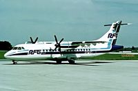 D-BCRQ @ EDLW - Aerospatiale ATR-42-310 [233] (RFG Regionalflug) Dortmund~D 03/06/1994. - by Ray Barber