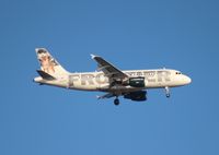 N920FR @ MCO - Frontier Carl the Coyote A319 - by Florida Metal