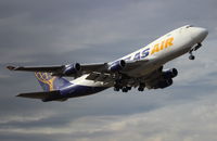 N418MC @ YSSY - Atlas Air. 747-47UFSCD. N418MC cn 32840 1319. Sydney - Kingsford Smith International (Mascot) (SYD YSSY). Image © Brian McBride. 29 July 2013 - by Brian McBride