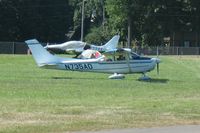 N735AD @ OSH - 1976 Cessna 182Q, c/n: 18265263 - by Timothy Aanerud