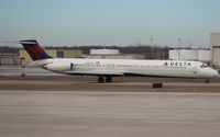 N947DL @ DTW - Delta MD-88 - by Florida Metal