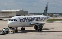 N954FR @ DTW - Mickey the Moose Frontier A319 - by Florida Metal