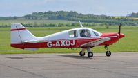 G-AXOJ @ EGSU - 2. G-AXOJ preparing to depart Duxford Airfield. - by Eric.Fishwick