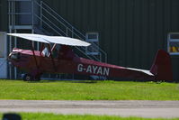 G-AYAN @ EGHL - at Lasham airfield - by Chris Hall