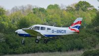 G-BNCR @ EGTH - 41. G-BNCR departing Shuttleworth (Old Warden) Aerodrome. - by Eric.Fishwick