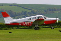 G-CEGS @ EGLS - at Old Sarum - by Chris Hall