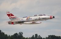 N2011V @ YIP - F-100F Super Sabre - by Florida Metal