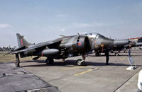 XW768 @ EGCN - BAe Harrier GR.3 [712085] (Royal Air Force) RAF Finningley~G 30/07/1977 - by Ray Barber
