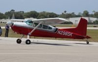 N2985K @ EVB - Cessna 180K used as a jump plane at New Smyrna Beach Airshow - by Florida Metal