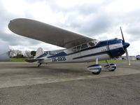 ZK-BEB @ NZFI - Cessna 195. ZK-BEB cn 7410. B B Aviation. Fielding Aerodrome (ICAO NZFI). Image © Brian McBride. 18 May 2014 - by Brian McBride