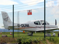 G-OUNI @ EGPN - Spotters can get real close without crossng the boundary .... - by Clive Pattle