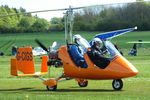 G-CIGS @ EGHP - at the 2014 Microlight Trade Fair, Popham - by Chris Hall