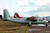 EI-BCE @ EGBJ - Britten-Norman BN-2A-26 Islander [0519] (Aer Arann Ireland) Staverton~G 15/03/1983. From a slide. - by Ray Barber