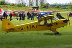 G-ATKI @ EGHP - at the 2014 Microlight Trade Fair, Popham - by Chris Hall