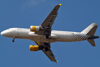 EC-JYX @ EGLL - Airbus A320-214 [2962] (Vueling Airlines) Home~G 03/05/2013. On approach 27R. - by Ray Barber