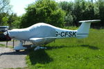 G-CFSK @ EGCV - Sleap resident - by Chris Hall