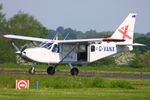 G-VANX @ EGCV - calling in for fuel from nearby Tilstock - by Chris Hall