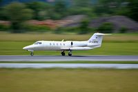 D-CAPO @ LOWG - Learjet35, take-off from LOWG - by Paul H