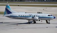 N41527 @ MIA - Miami Sky Lease Convair 440 - by Florida Metal