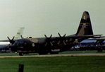 63-7793 @ MHZ - C-130E Hercules of the 317th Tactical Airlift Wing at Pope Air Force Base on detachment to RAF Mildenhall in September 1977. - by Peter Nicholson