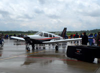 N786BG @ YNG - On display @ the Youngstown Airshow - by Arthur Tanyel