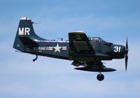 N62466 @ YIP - EA-1E Skyraider at Thunder Over Michigan - by Florida Metal