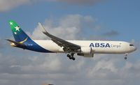 PR-ABD @ MIA - ABSA Cargo Brazil 767-300 - by Florida Metal
