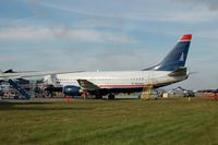 N530AU @ LAL - 1989 Boeing 737-3B7, N530AU, at 2014 Sun n Fun, Lakeland Linder Regional Airport, Lakeland, FL - by scotch-canadian