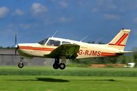 G-RJMS @ EGBR - Arrival - by glider