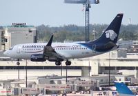 XA-GMV @ MIA - Aeromexico 737-700 - by Florida Metal