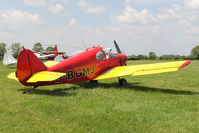 G-BGMJ @ EGBR - Gardan GY-201 Minicab at The Real Aeroplane Club's Biplane and Open Cockpit Fly-In, Breighton Airfield, June 1st 2014. - by Malcolm Clarke