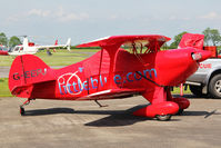 G-EEPJ @ EGBR - Pitts S-1S Special at The Real Aeroplane Club's Biplane and Open Cockpit Fly-In, Breighton Airfield, June 1st 2014. - by Malcolm Clarke