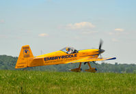 N580GP @ LBE - Saluting the crowd after performing @ the Westmoreland County Airshow - by Arthur Tanyel