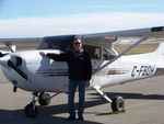 C-FBDH @ CEN4 - Picture of me after my Solo Flight - by Lindsay Robertson ( My Instructor)