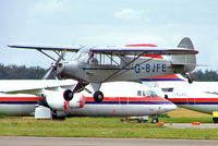 G-BJFE @ EGBP - Piper PA-18-95 Super Cub [18-2022] Kemble~G 11/07/2004 - by Ray Barber