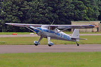 G-BRUG @ EGBP - Luscombe 8E Silvaire [4462] Kemble~G 11/07/2004 - by Ray Barber